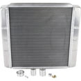 thumbnail image 1 of Speedway Motors U-Weld-It Custom Aluminum Radiator Kit 22 x 19 Inch, Universal Single Pass, Furnace Brazed Core, Cross or Downflow, 1.5 Inlet 1.75 Outlet, 1 of 9