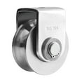 thumbnail image 1 of U Wheel Pulley 304 Stainless Steel Track Wheel Loading 660lb Capacity Removable U Wheel Pulley Block, 1 of 8