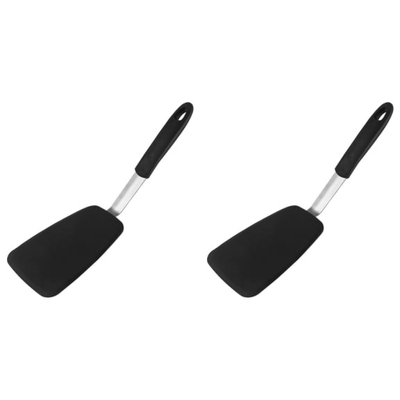 U‌YUH 600°F Heat-Resistant Silicone Spatula Non-Scratch Flexible Turner with Ergonomic Grip | Grill, Pan-Fry, Bake Burgers/Pancakes/Stir-Fry (Dishwasher-Safe)‌
