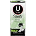 U by Kotex Absorbent Pantiliners, Long, Individually Wrapped, Unscented