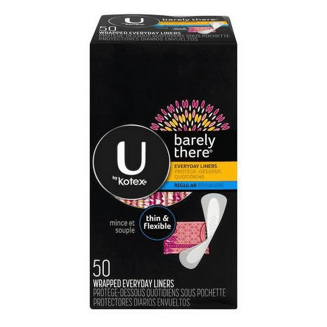 U by Kotex Barely There Panty Liners (Pack of 2)