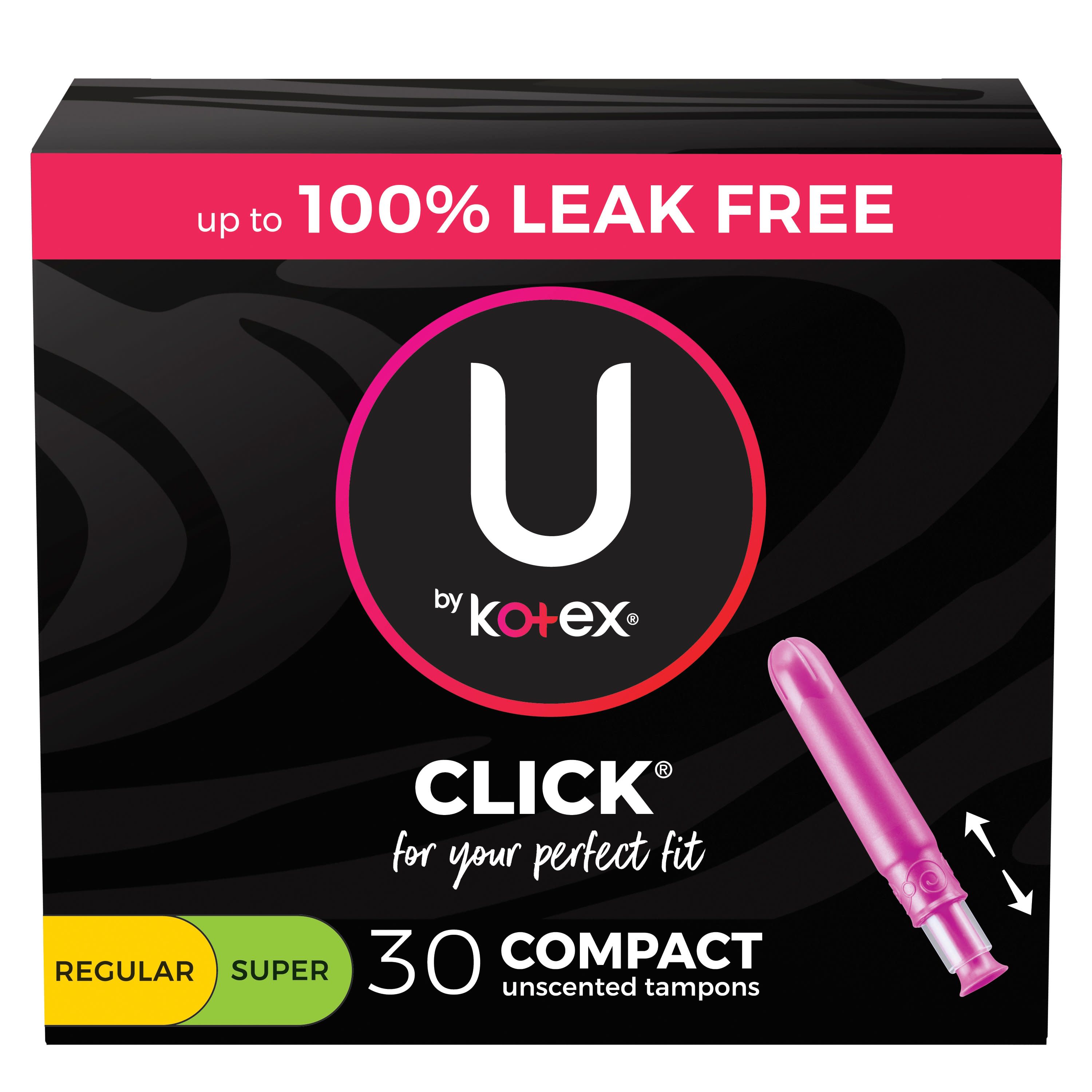 U by Kotex Security Tampons, Multipack, Regular/Super Absorbency