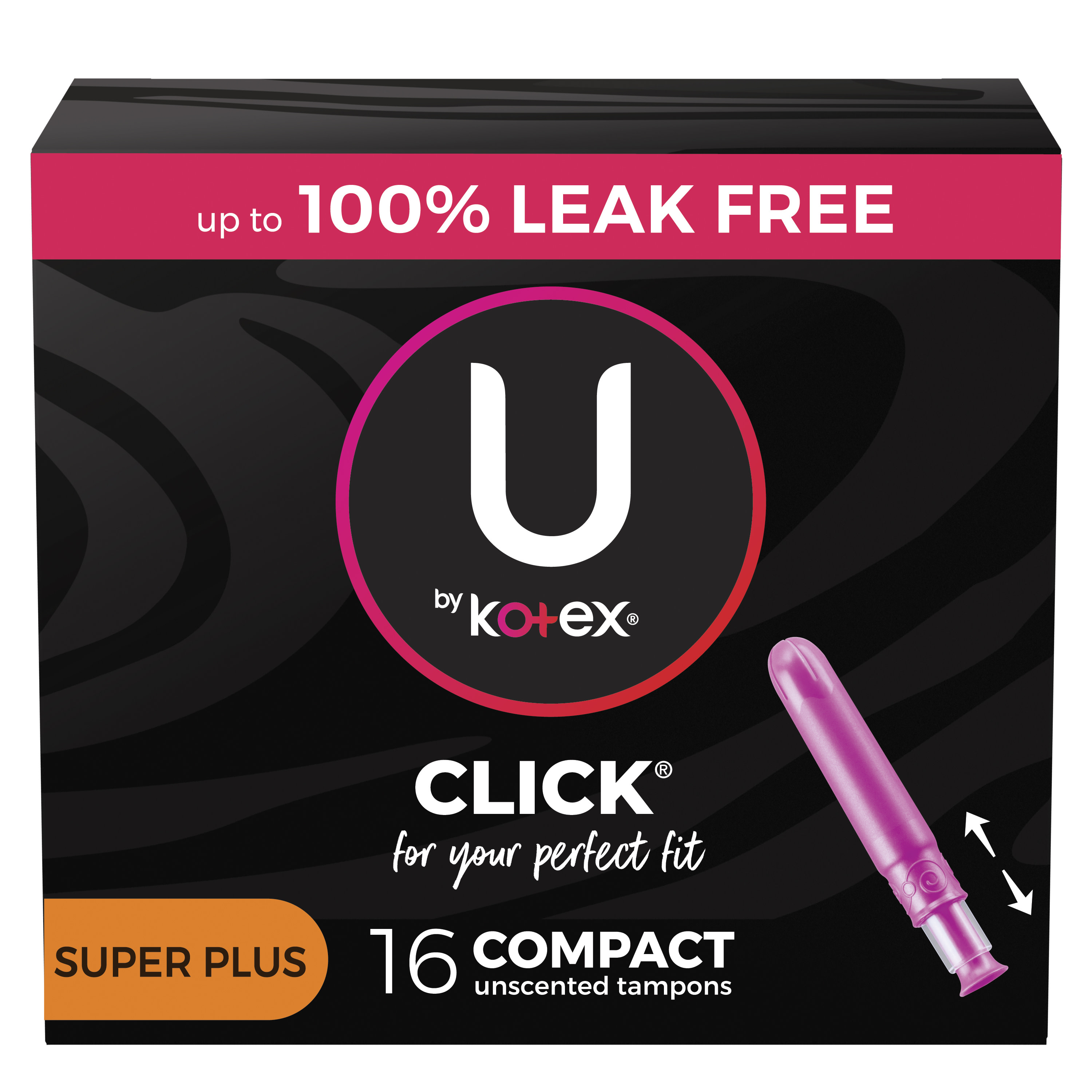 Kotex U Security Tampons, Super Plus Absorbency, Unscented, 45 Count
