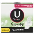 thumbnail image 1 of U by Kotex Security Feminine Pad Ultra Thin with Wings 53631 216 per Case, 1 of 5