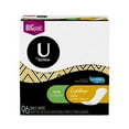 thumbnail image 1 of U by Kotex Security Lightdays Panty Liners, Long, Unscented, 96 Count (Pack of 2), 1 of 1