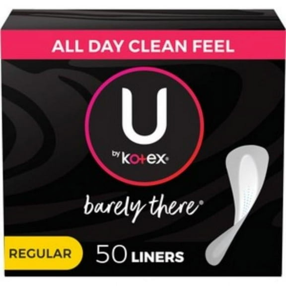 U by Kotex Super Panty Liner, White - Regular