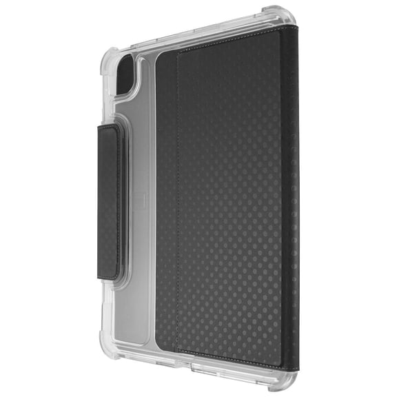 [U] by UAG iPad Air 10.9-inch (4th Gen, 2020) Case Lucent Translucent Lightweight Ultra-Slim Full Body Auto Sleep/Wake Folio Cover, Black/Ice