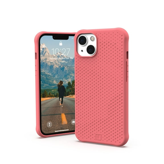 [U] by UAG iPhone 13 Case [6.1-inch screen] DOT Slim Fit Lightweight Stylish Pattern Impact Resistant Protective Phone Cover, Clay