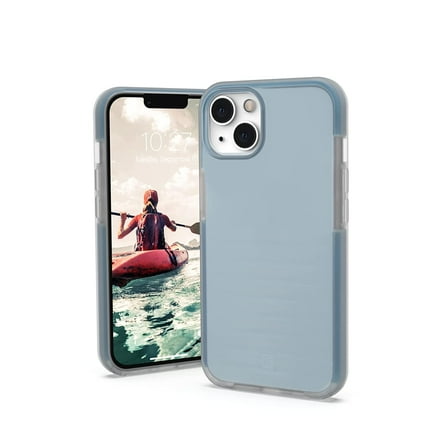 [U] by UAG iPhone 13 Case [6.1-inch screen] Wave Slim Fit Lightweight Stylish Translucent Impact Resistant Protective Phone Cover, Cerulean