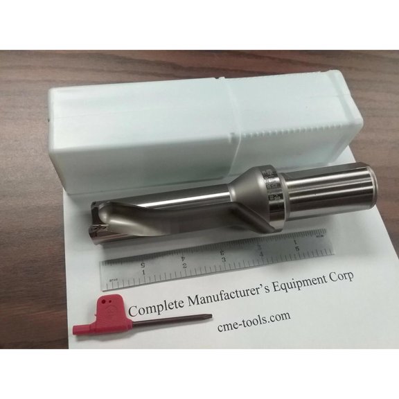 U drill 1-1/8"x3-1/2"x7", 1-1/4" shk, index, WCMX05 inserts #UD-118