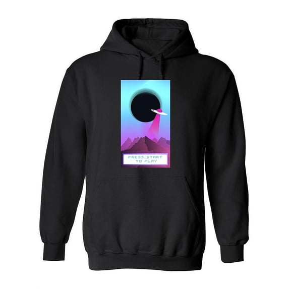 U.f.o. Press Start To Play Hoodie Women -Image by Shutterstock, Female Small