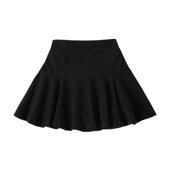 U·nikaka Toddler Baby Girl Skorts Flared Plain Pleated Skater Skirts Sport Skorts