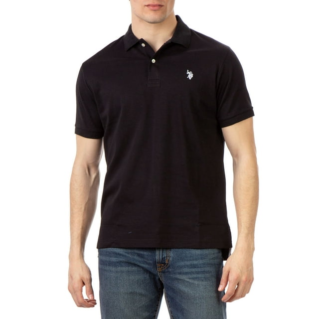 U.s. Polo Assn. Mens Interlock Polo T-Shirt - Walmart.com