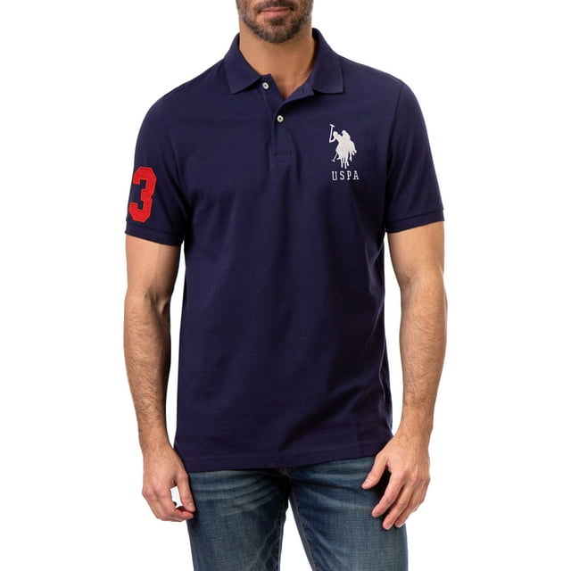 U.s. Polo Assn. Mens Pique Polo T-Shirt - Walmart.com