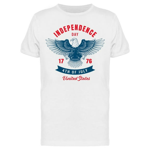 U.s.a. Independence Day Eagle T-Shirt Men -Image by Shutterstock, Male x-Large