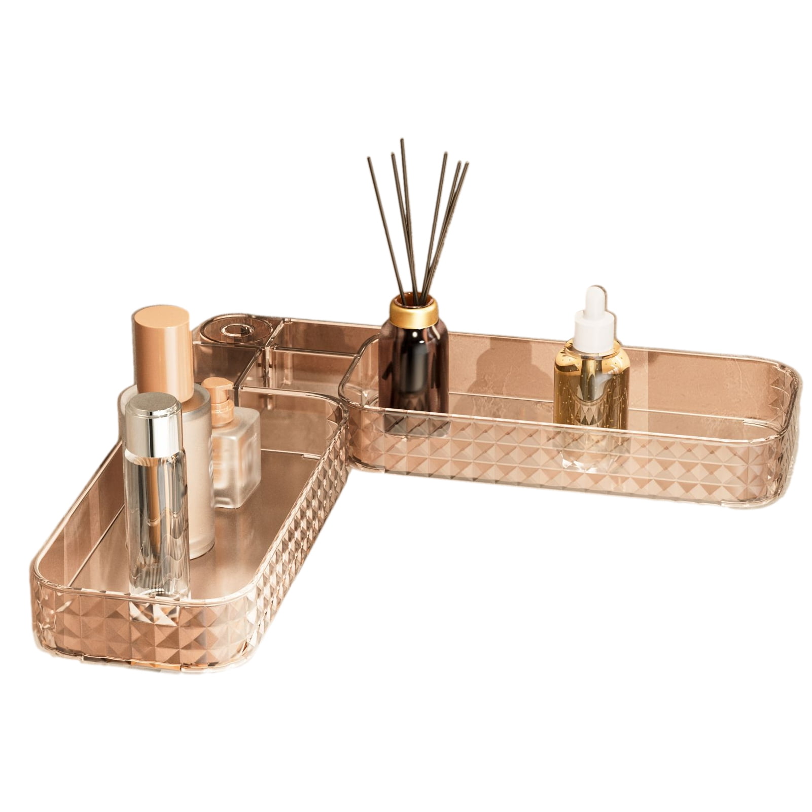 Ushaped Corner Shower Shelf Rack Hollow and Ventilated Design with