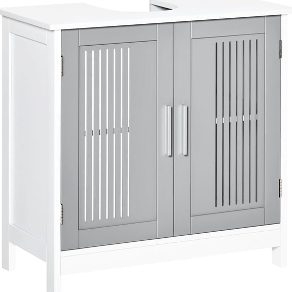 U - shaped Design - Added Storage for Towels - Under Open Sink - Maximize Bathroom Space