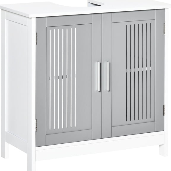 U - shaped Design - Added Storage for Towels - Under Open Sink - Maximize Bathroom Space