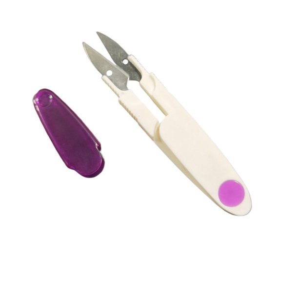 U-shaped Fabric Scissors Lightweight Useful Practical DIY Household Office Shears Craft Scissor for Cross-stitch Daily Use