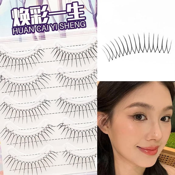 U-shaped False Eyelashes with Clear and Natural Texture on The Upper Eyelas