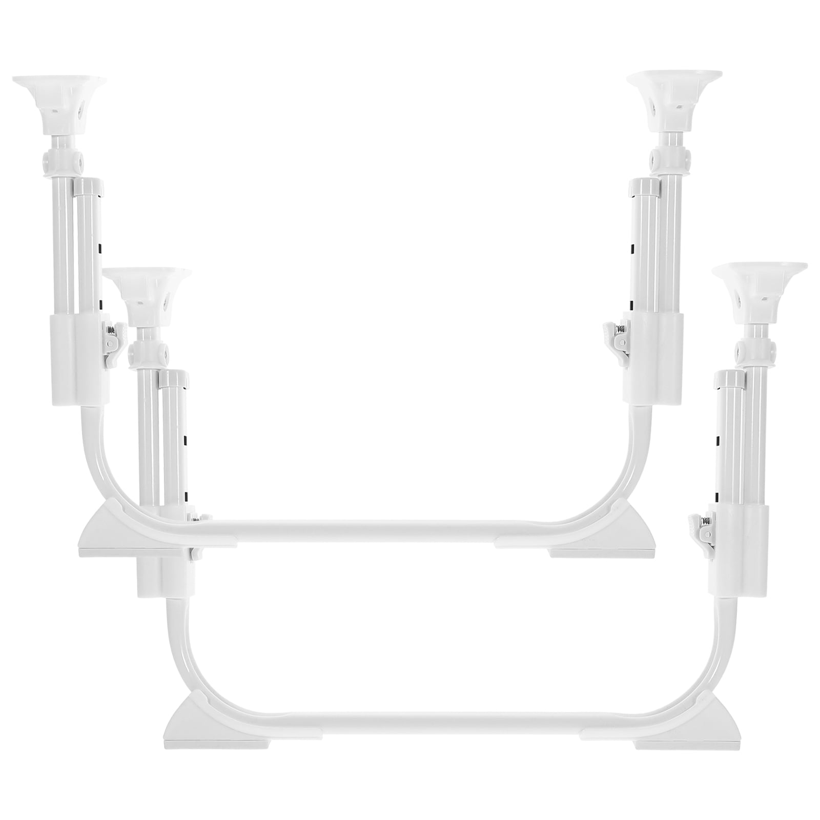 Ushaped Folding Table Legs for Bed Desk, Adjustable Height, Selflocking