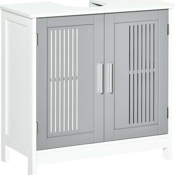 U - shaped Under Sink - Adjustable Shelving for Custom Fit - Bathroom Cupboard - Tailor to Needs