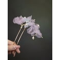 thumbnail image 1 of U-shaped hairpin plate hair headdress Tang style large flowers hairpin female ancient style cloth hairpin Hanfu hair accessories back of the head, 1 of 4