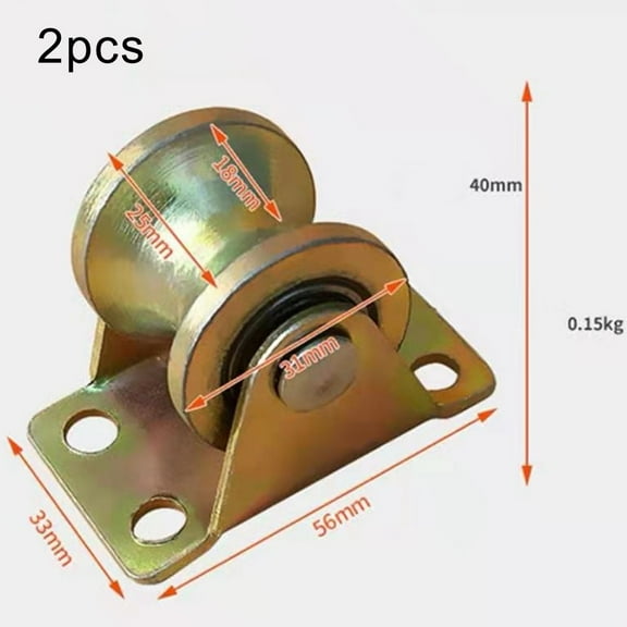 U-shaped track pulley wire rope angle iron pulley galvanized color steel pulley