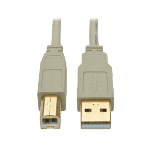 U022-006-BE Cable Assembly 1.8m USB Type A to USB Type B 4 to 4 POS M-M 24AWG/28AWG, Bag, RoHS