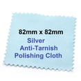 thumbnail image 1 of U026 - 10 pieces - Silver Anti-Tarnish Polishing Cloth Jewelry Cleaning Cleaner - 82x82mm - 3.23", 1 of 4