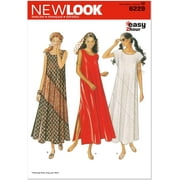 U06229A New Look Easy To Sew Misses' Sleeveless Dress Sewing Patterns Kit, Code 6229, Sizes 8-18