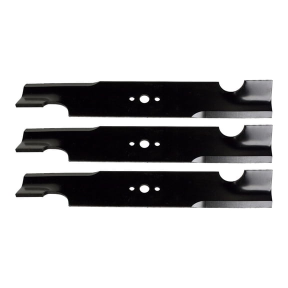 U10061BP (3) Standard High-Lift for Snapper Pro 5020843 Giant Vac 0640 Length 16-1/4in. Width 2-1/2in. Thickness .250in. Center Hole 5/8in. 32in. and 48in. Deck