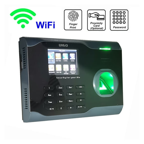 U160 Biometric Finger Attendance System Fingerprint Time Clock Employee Attendace Management Electronic Device - Efficient Management
