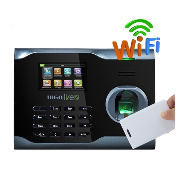 U160 TCP/IP USB Biometric Fingerprint Time Attendance Time Clock Employee Attendance Time Recorder Optional RFID Card - Efficient Management