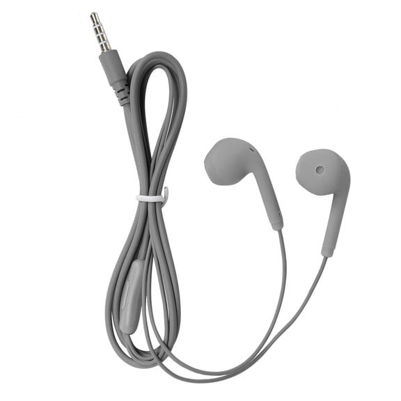 U19 Wired Earphone Universal 3.5mm HiFi Music Headphone WireControlled for Mobile Phone(Gray )
