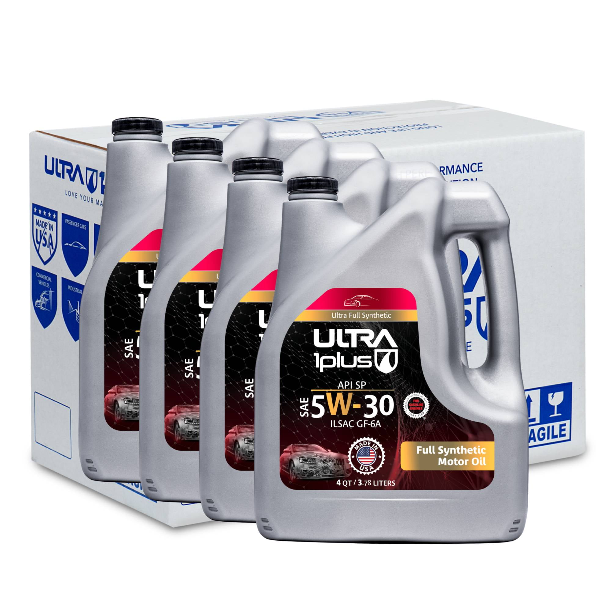 U1P-Drive SAE 5W-30 Full Synthetic Motor Oil, API SP, ILSAC GF-6A ...
