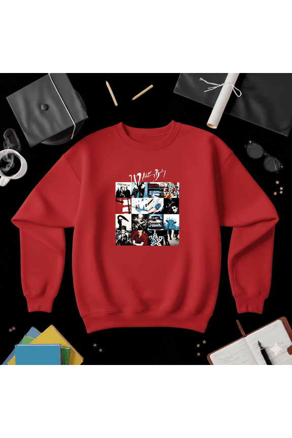 U2 Achtung Baby Irish Rock Band Signature Album Music Fan Sweatshirt V50176, up to size 5XL
