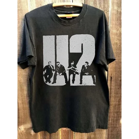 U2 Band Graphic Basic Unisex T-shirt Gift For Fan