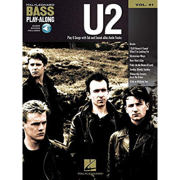 U2 - Bass Play-Along Volume 41 Book/Online Audio