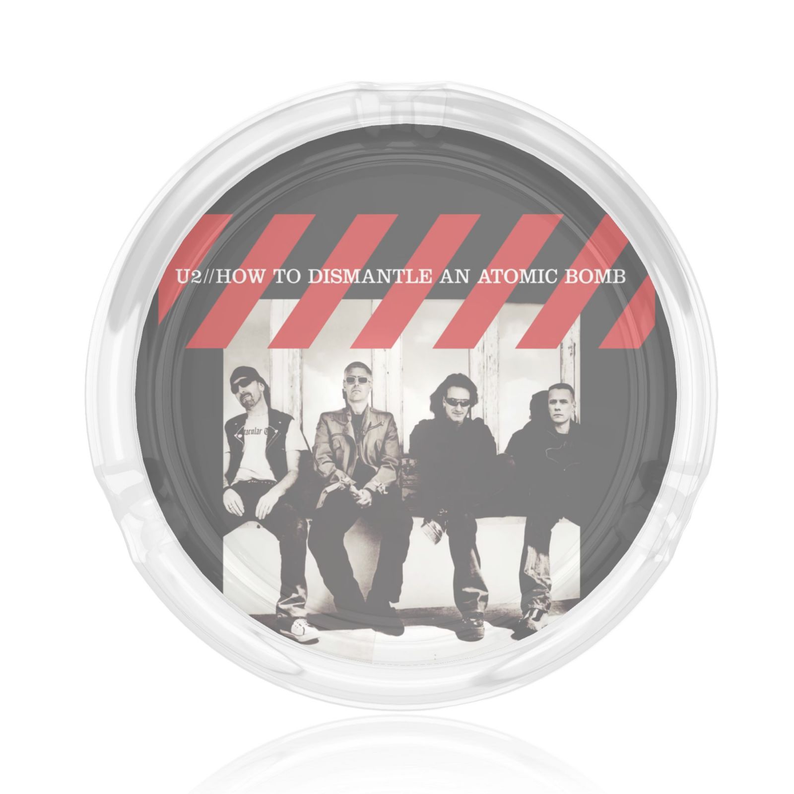 U2 How To Dismantle An Atomic Bomb Round Glass Ashtray 3d Printing For