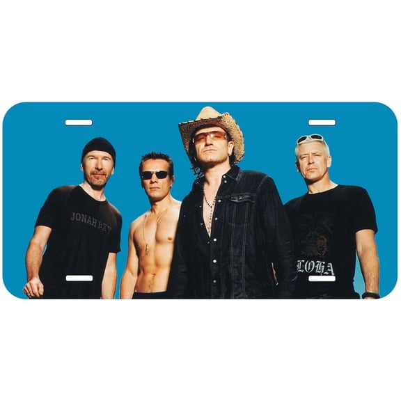 U2 Novelty Car Auto License Plate