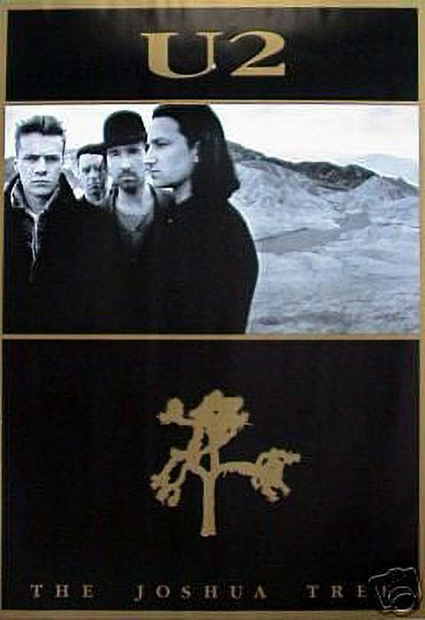 24x36 U2 The Joshua Tree Group Shot Poster - New, Recyclable
