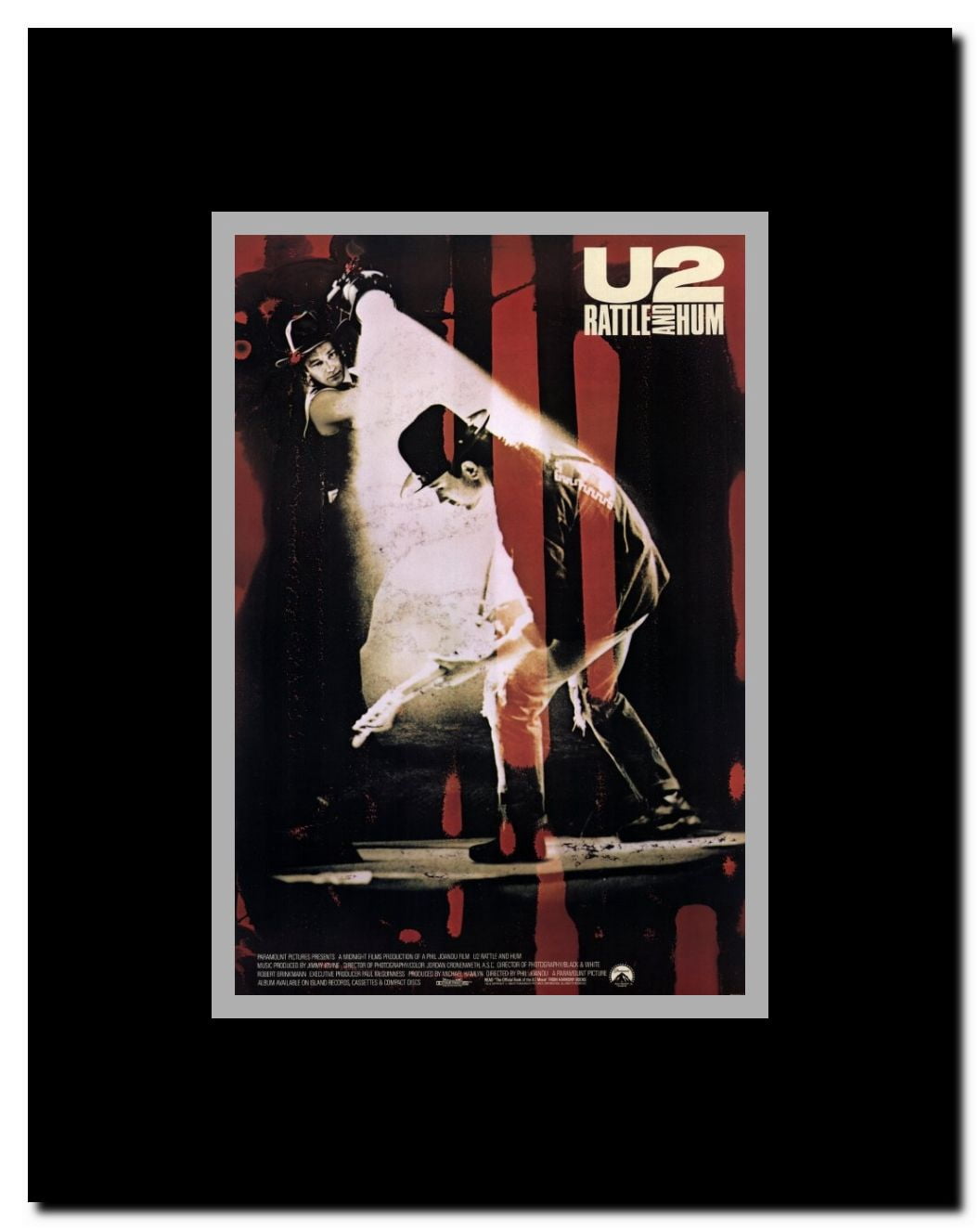 U2: Rattle and Hum Framed Movie Poster