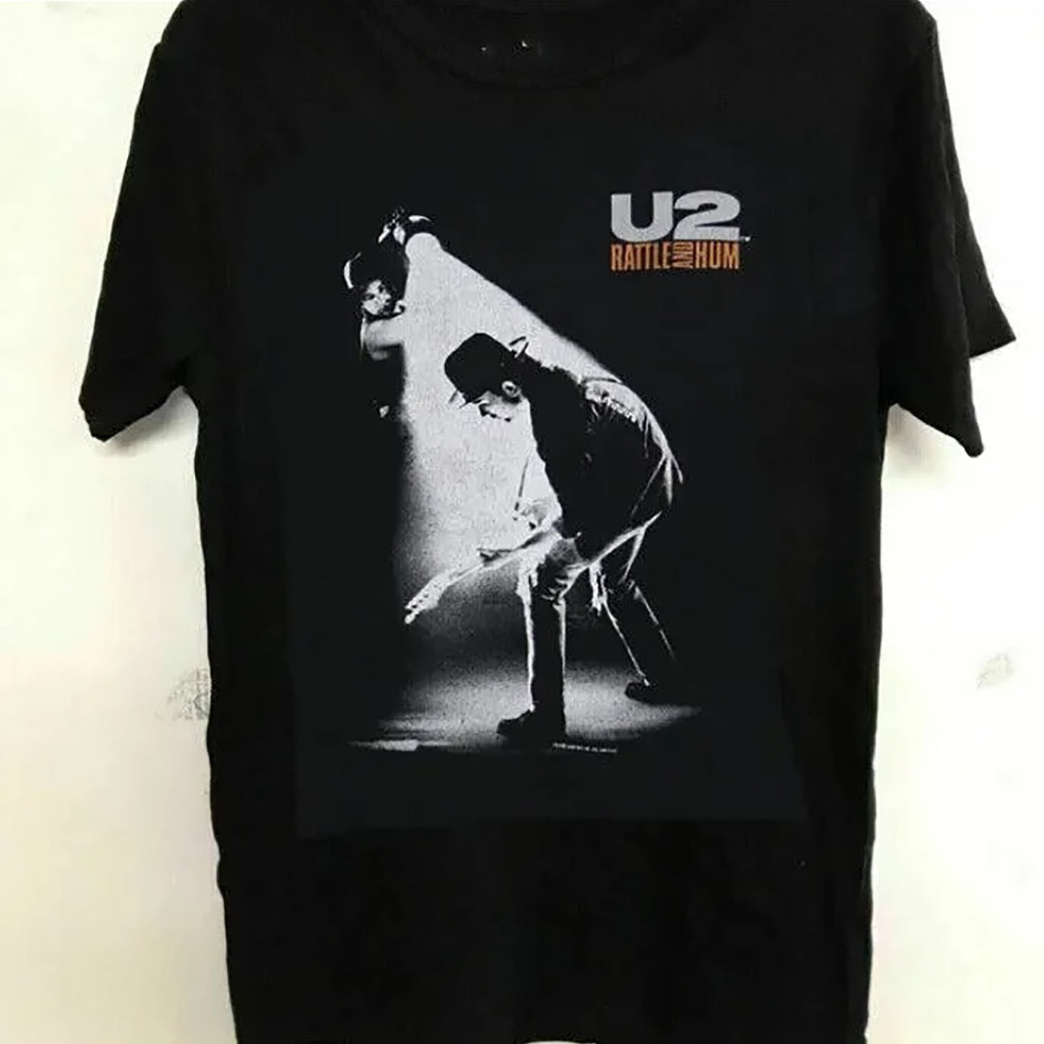 U2 Rock Band TShirt, Vintage 1988 U2 Rattle and Hum Album Music Tee