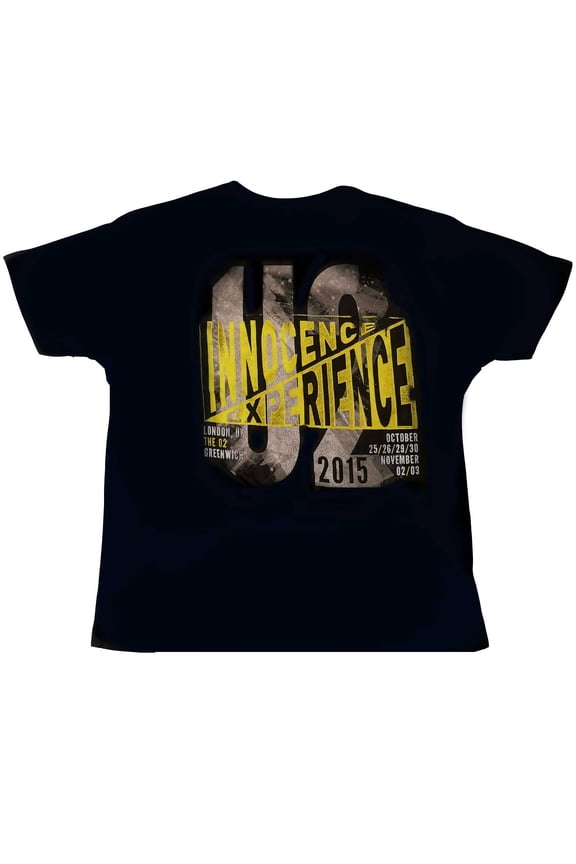 U2 Unisex T-Shirt I+E London Event 2015 (X-Large)