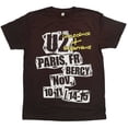 thumbnail image 1 of U2 Unisex T-Shirt I+E Paris Event 2015 (X-Large), 1 of 3