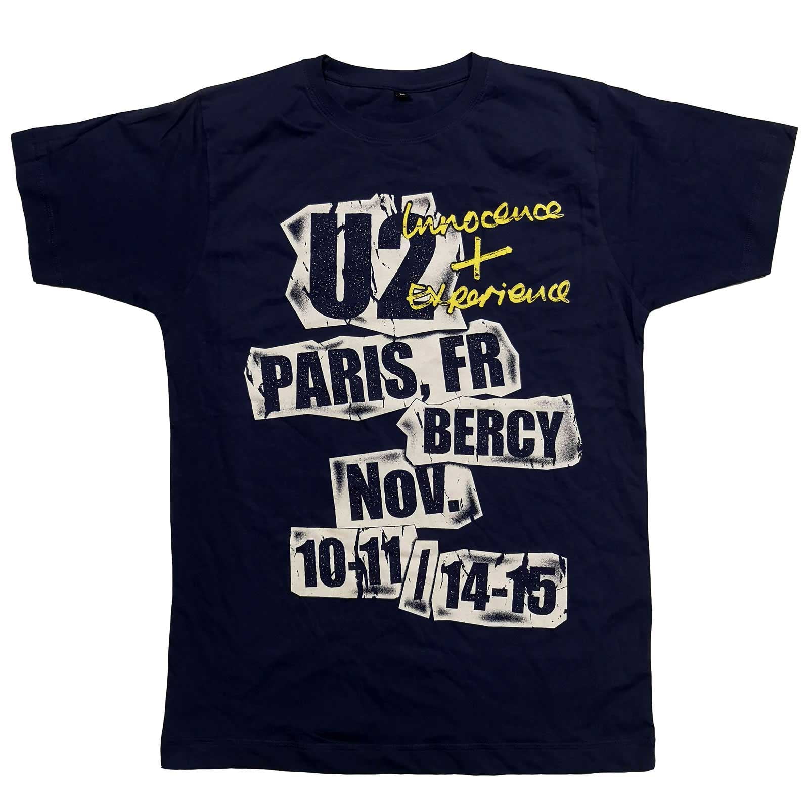 U2 Unisex T Shirt I E Paris Event 2018 Large Walmart