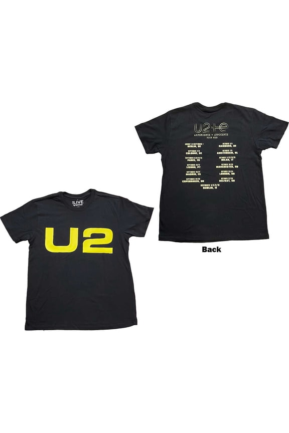 Men's U2 Logo 2018 T-shirt Large Black