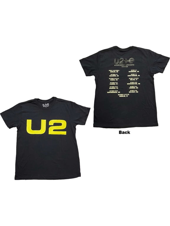 Men's U2 Logo 2018 T-shirt Large Black