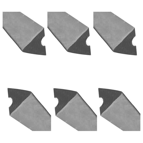 U23 Rubber Bumpers Replacement Pool Table Rail Cushions (Set of 6) - 7 Foot